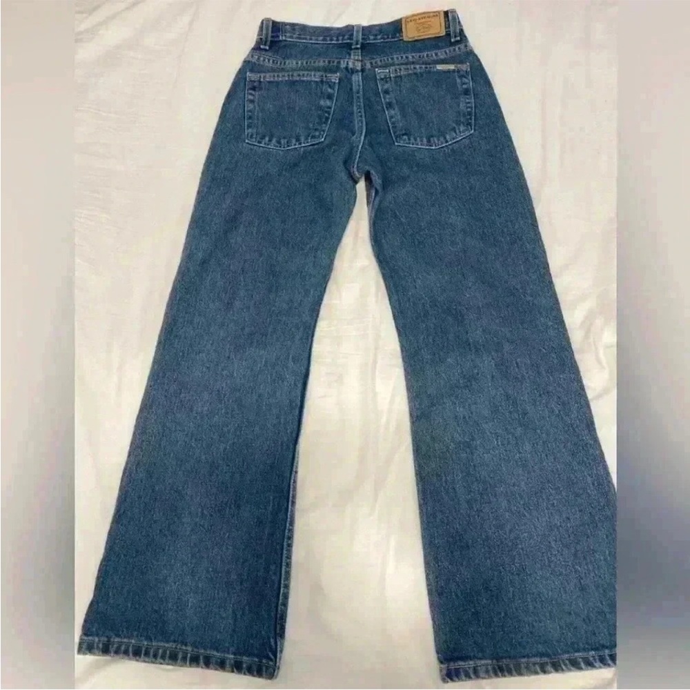 LEVI STRAUSS SIGNATURE Y2K Bootcut Jeans Medium Wash Classic Denim | Youth Sz 14 - Picture 8 of 8